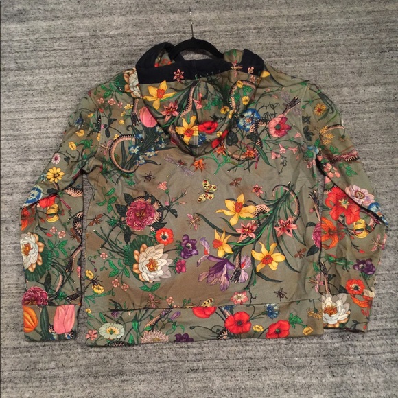 NWOT Gucci Men’s Hooded Sweatshirt Size L Cotton - Picture 2 of 4